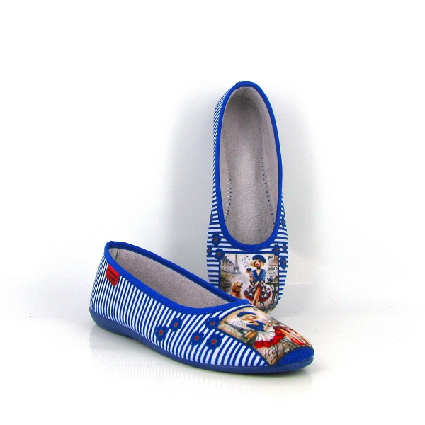 La maison de l espadrille ballerines 2021 bleuZ081501_1