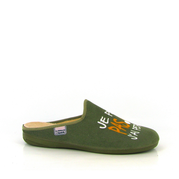 La maison de l espadrille mules 2513 petanque kakiZ081901_2