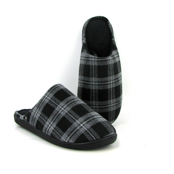 Isotoner mules 98032 carreaux grisZ082701_1