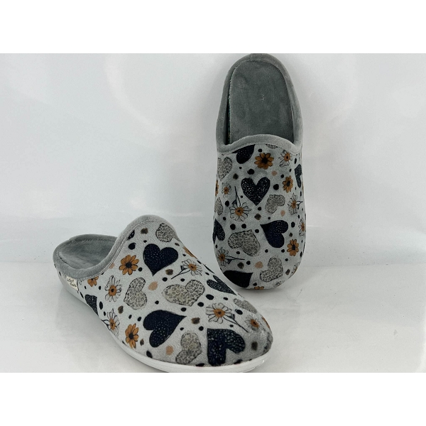 La maison de l espadrille mules 6202 coeurs grisZ083801_1