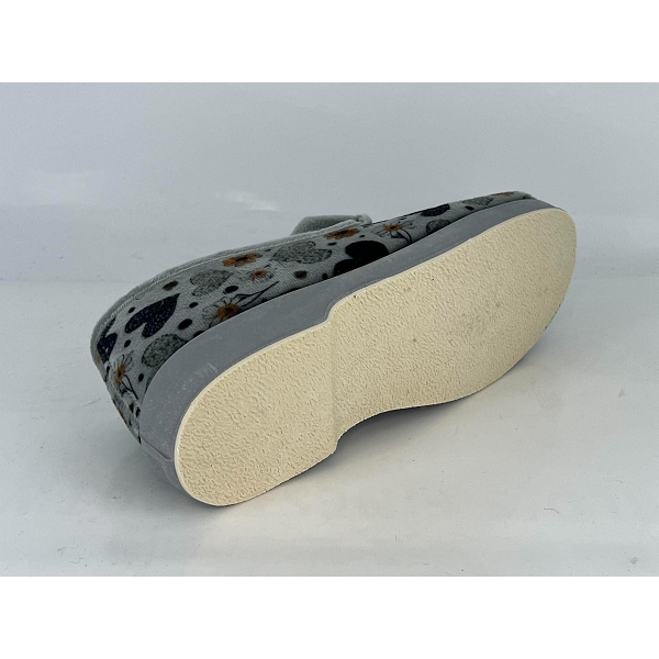 La maison de l espadrille charentaises 6205 coeurs grisZ083901_4