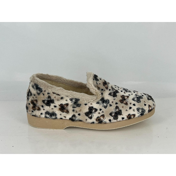 La maison de l espadrille charentaises 6223 papillons beigeZ084501_2