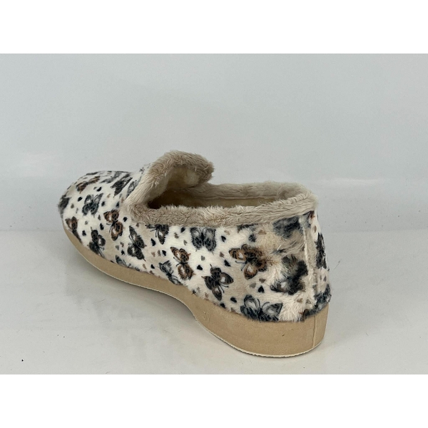 La maison de l espadrille charentaises 6223 papillons beigeZ084501_3