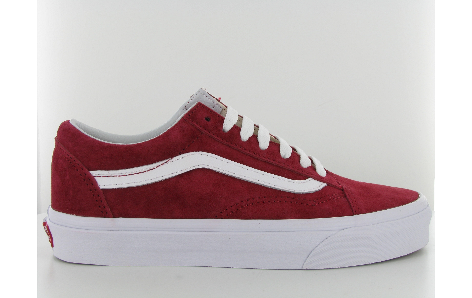 vans old skool damier rouge femme