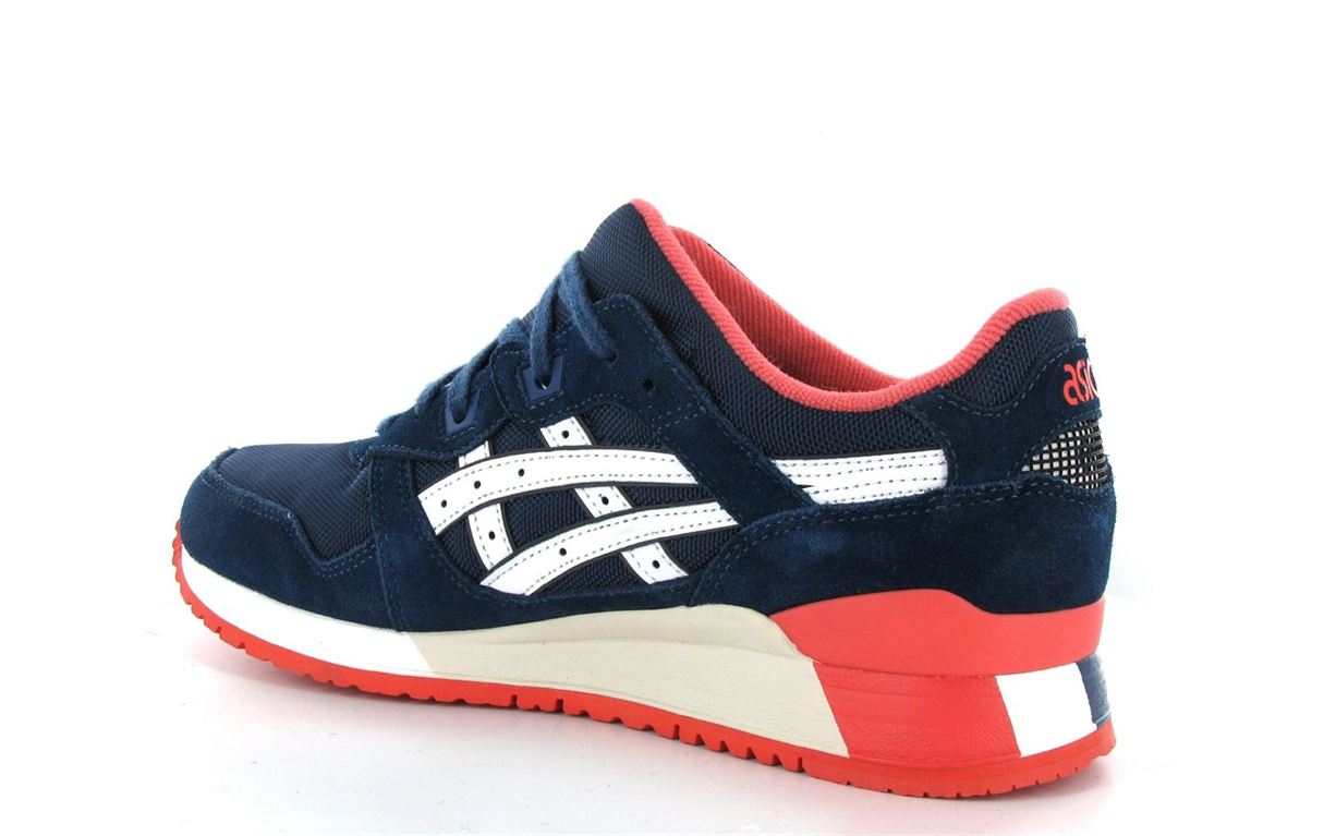 asics gel lyte 3 marine et blanc