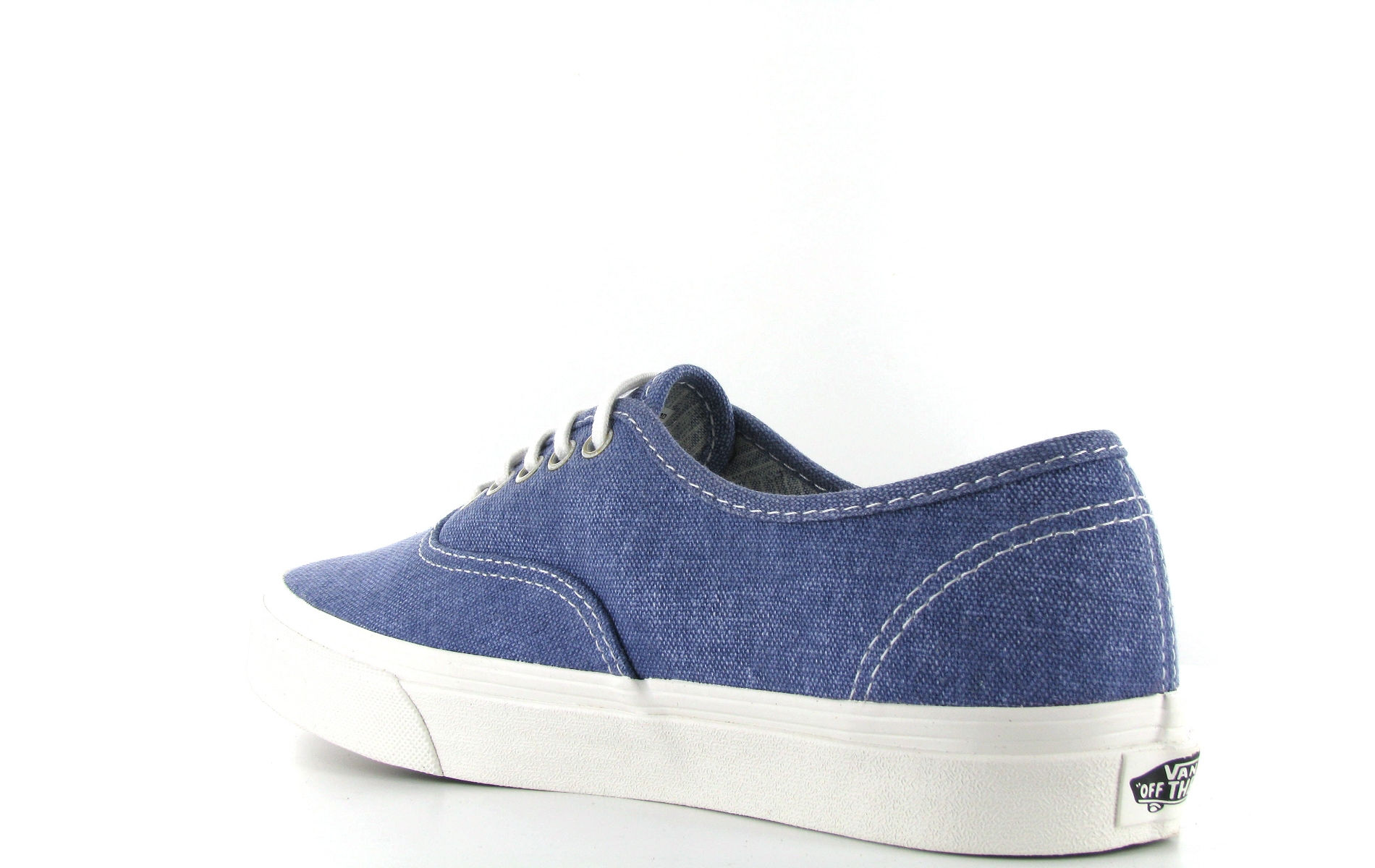 vans blanche et bleu