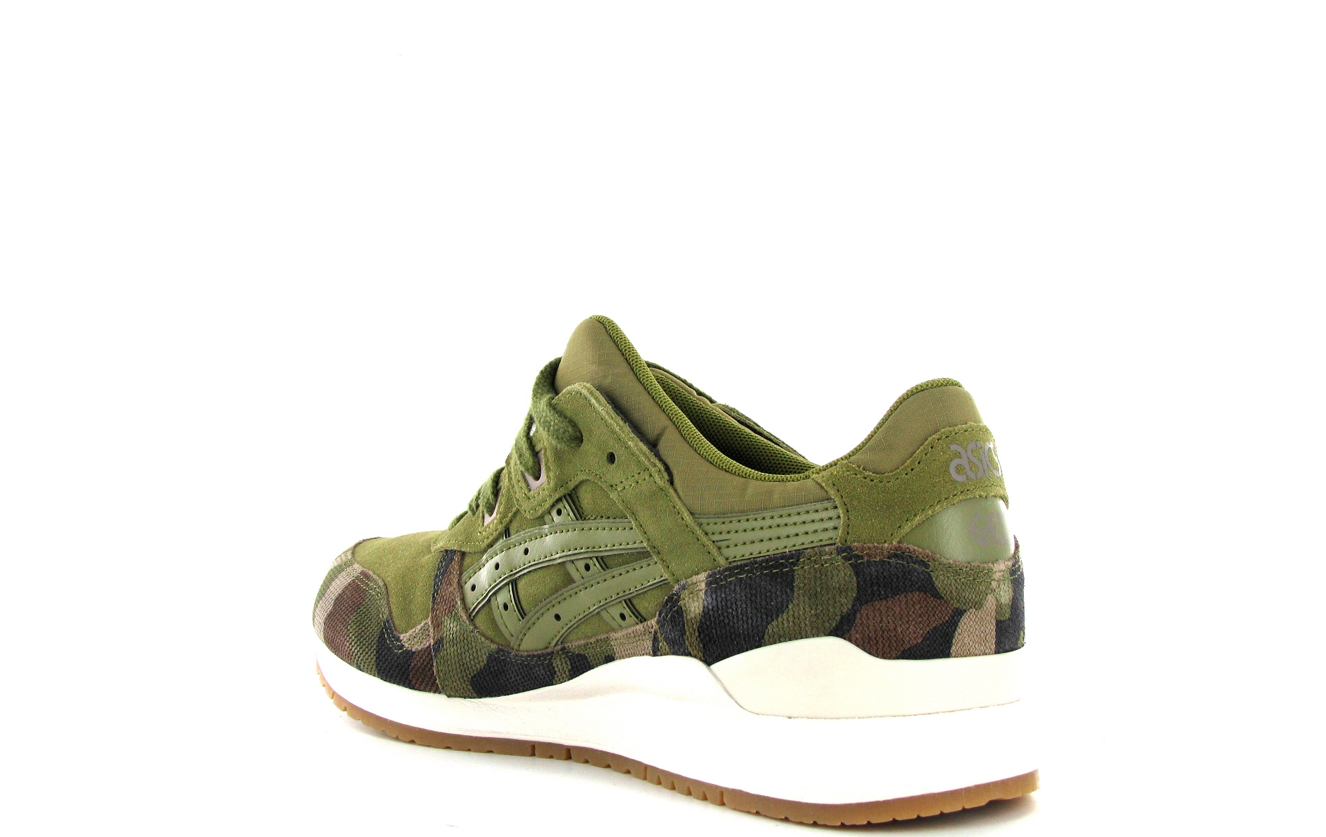 asics gel lyte iii olive canvas