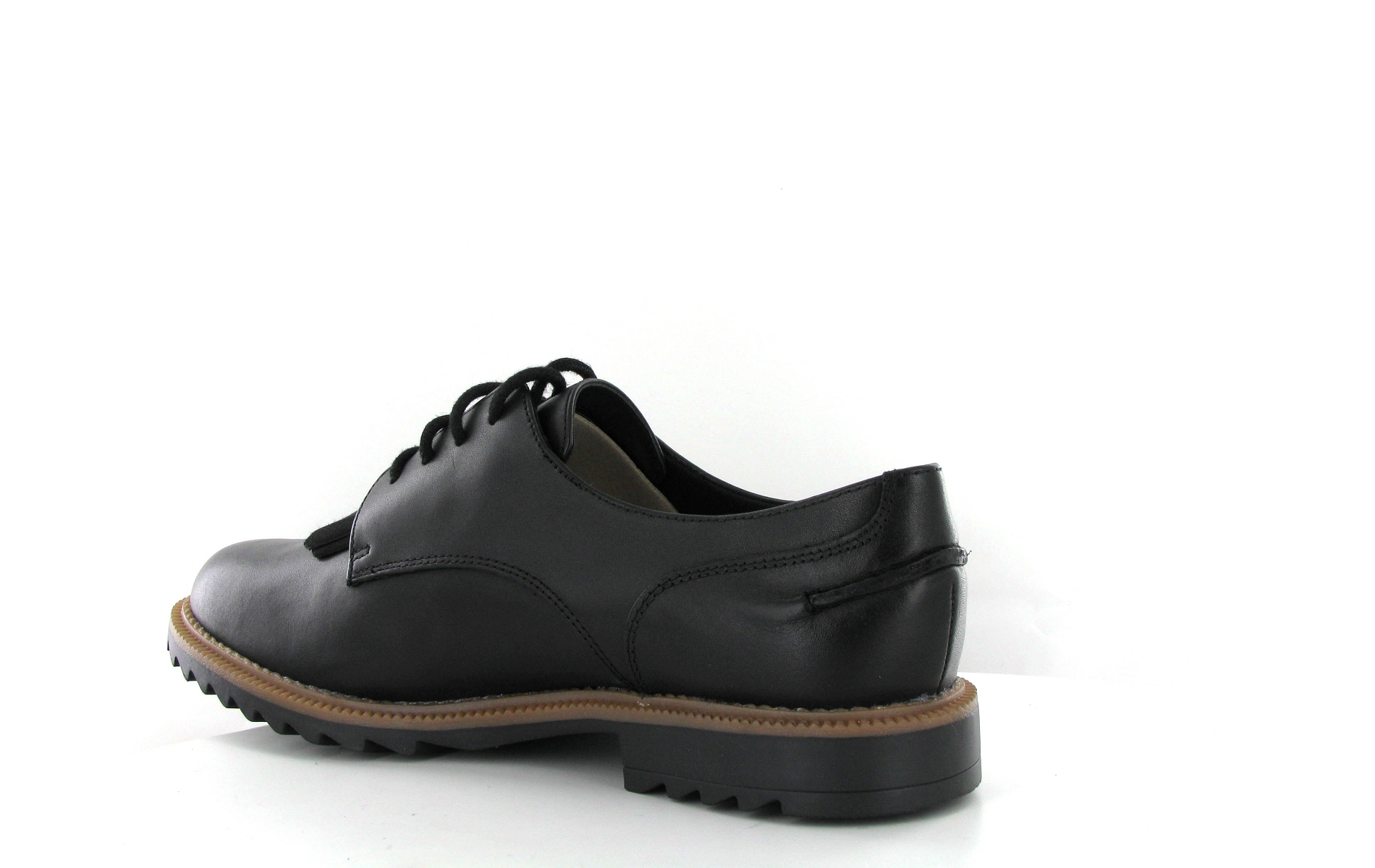 clarks griffin mabel black leather
