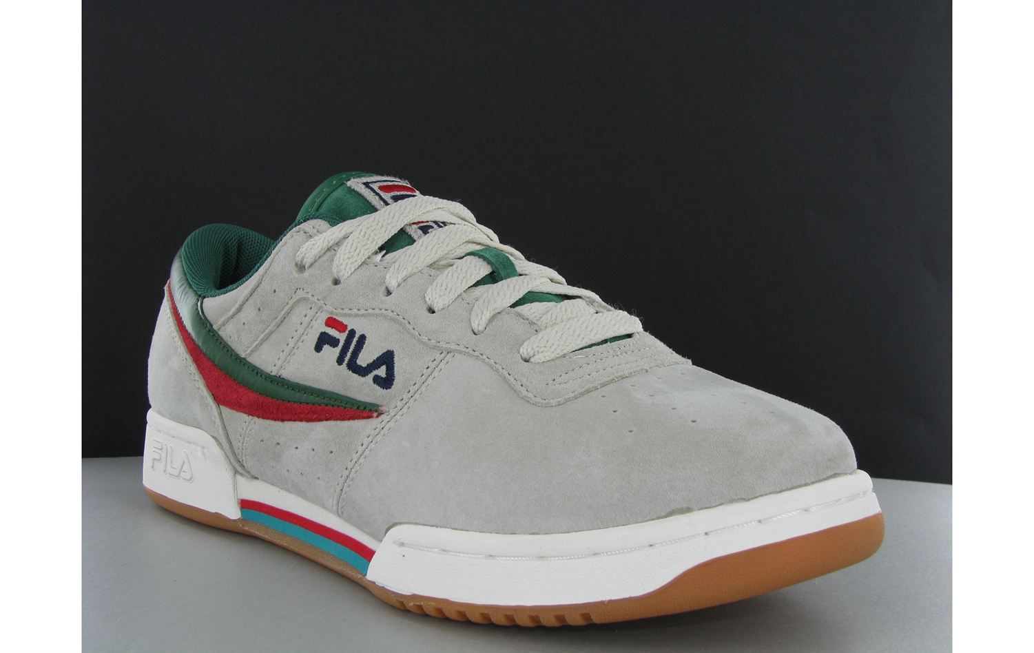 beige fila sneakers