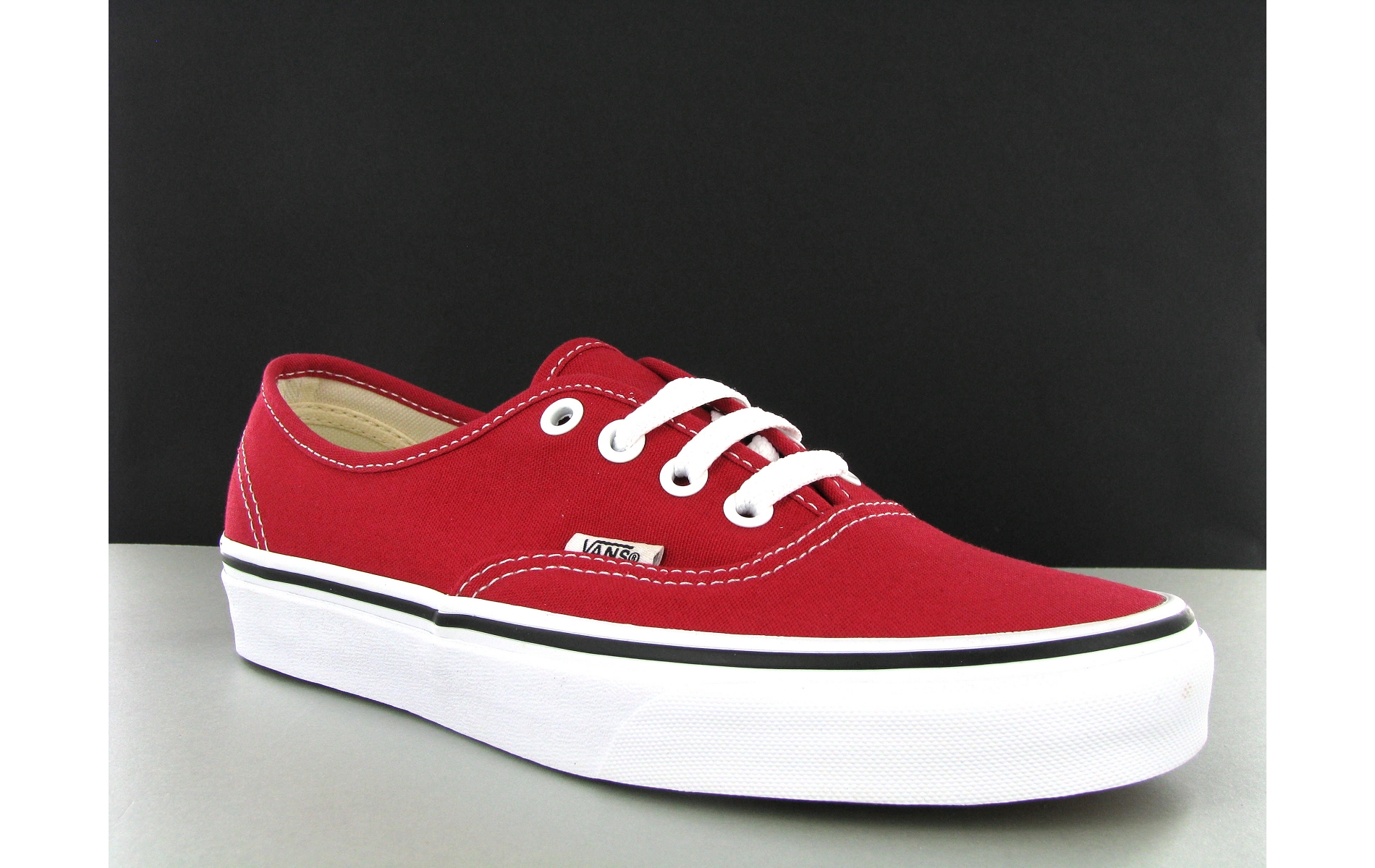 vans scratch rouge