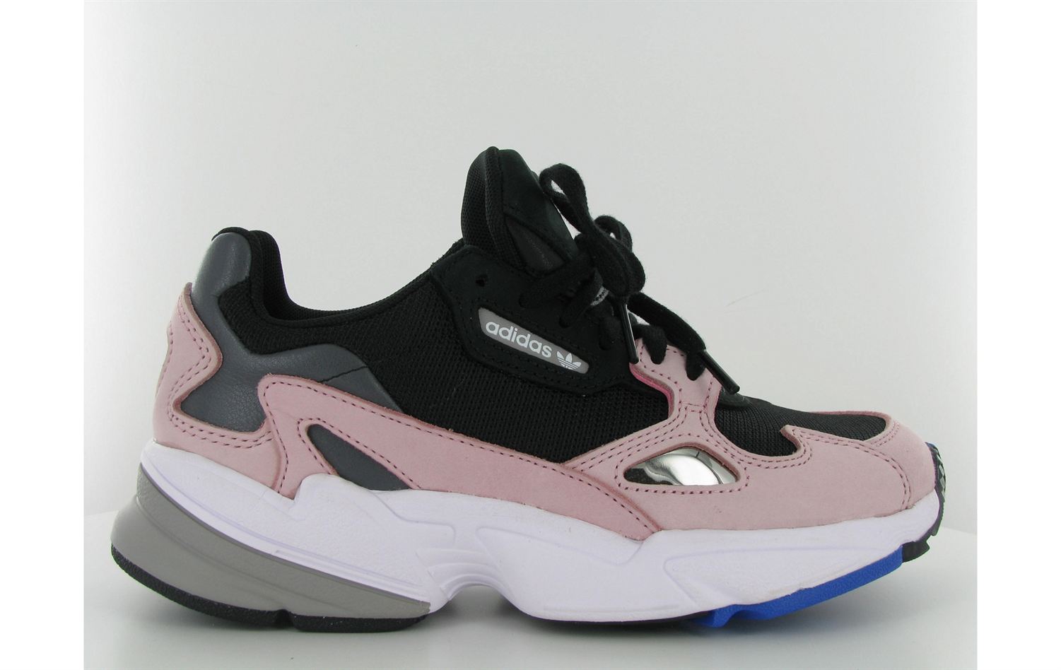 adidas falcon noir gris rose