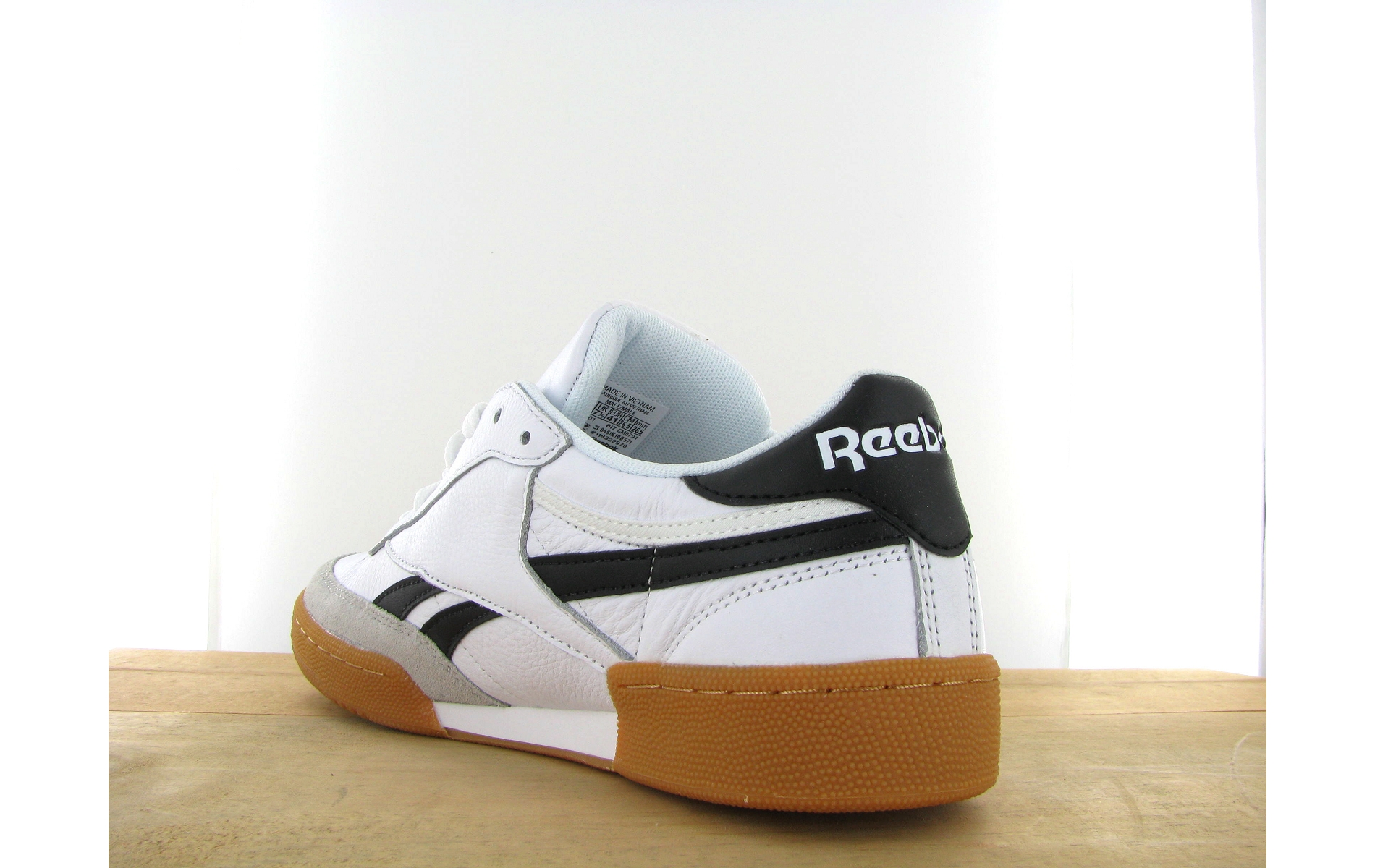 reebok revenge plus gum white