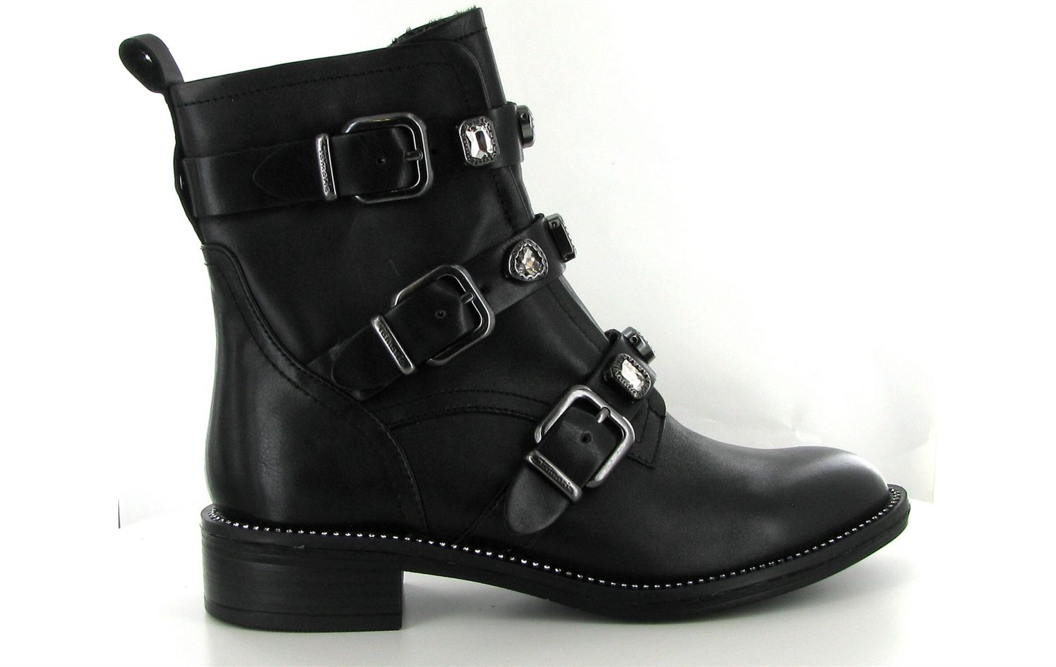 Bottes Tamaris Femme 1-25415-43 - Style Tendance Cuir Véritable - Marque Allemande