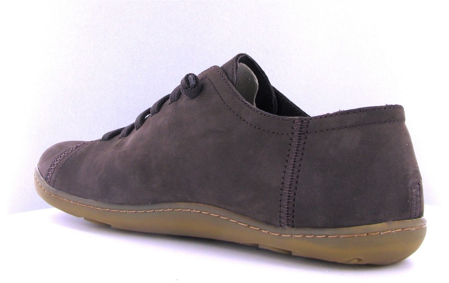 Bottines CAMPER En Cuir Marron à Talons Et Lacets, Pointure 39, Très Bon état