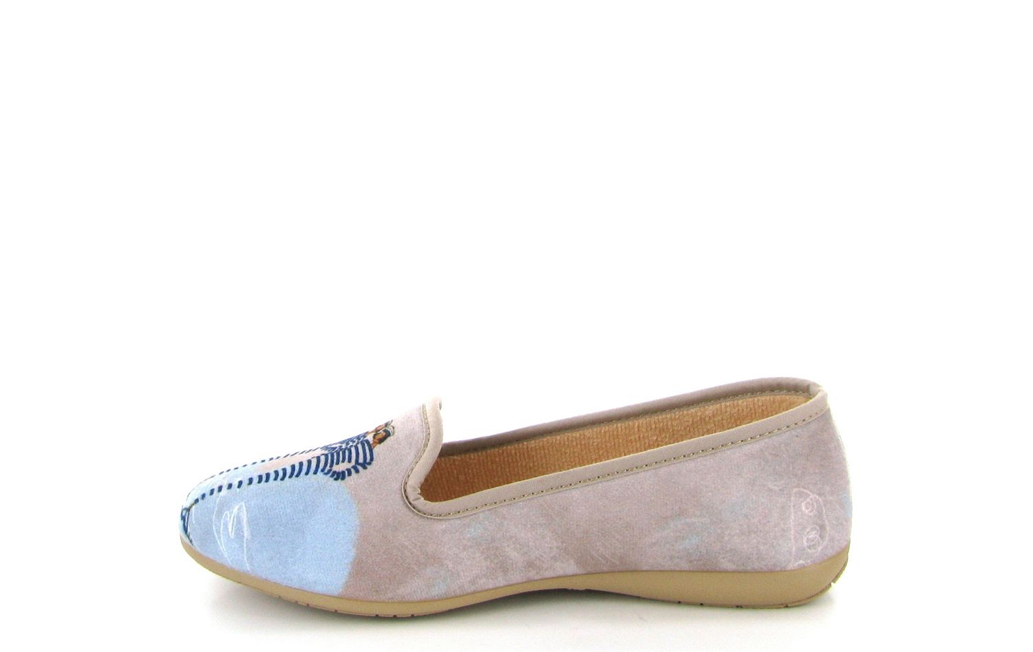 LA MAISON DE L'ESPADRILLE 6771-7 MULE Chaussons Louis de Funès | L