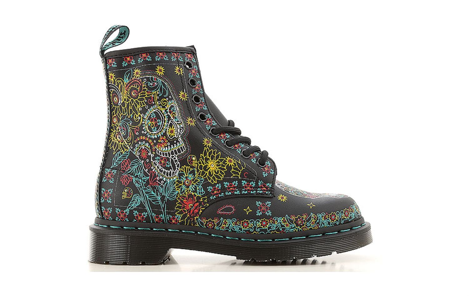 Doc martens 1460 skull blackhand multicolore