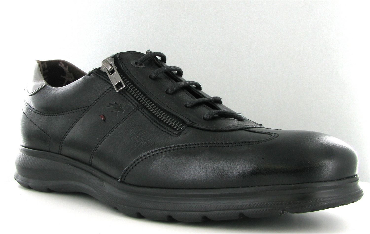 Chaussures Fluchos F0606 Black Soft Graphite Zeta - Modèle Décontracté Confortable Pour Toute L'année