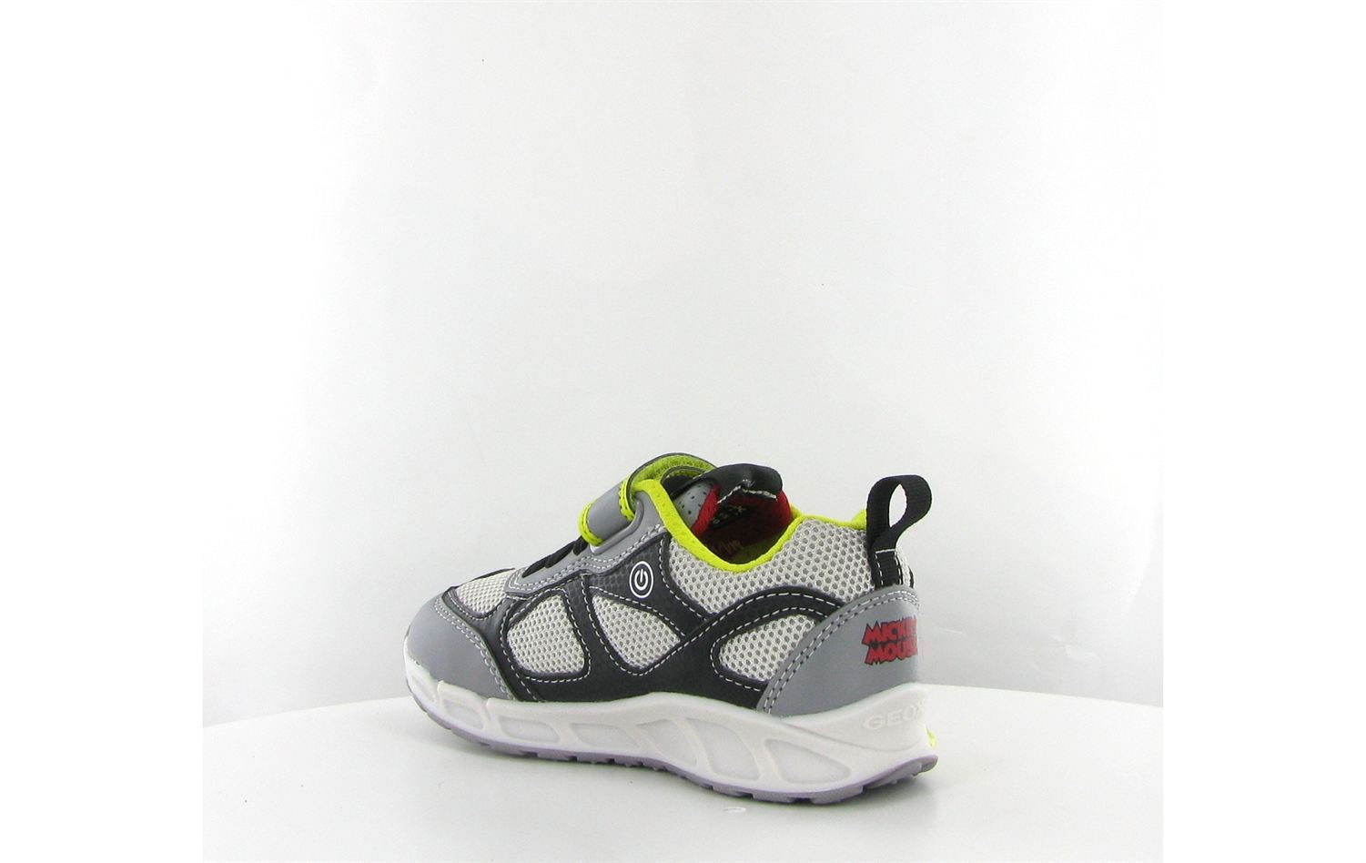 Geox Boy's J Shuttle Sneakers - Light-Up Soles, Breathable Perforated Design, Kids' Running Shoes