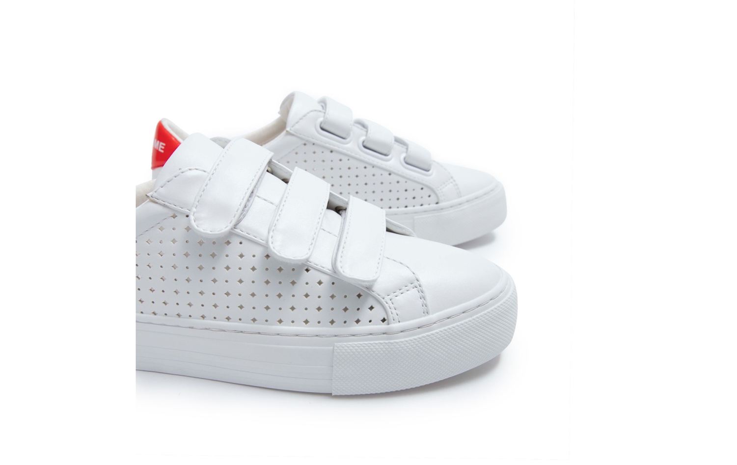 no name arcade straps blanc