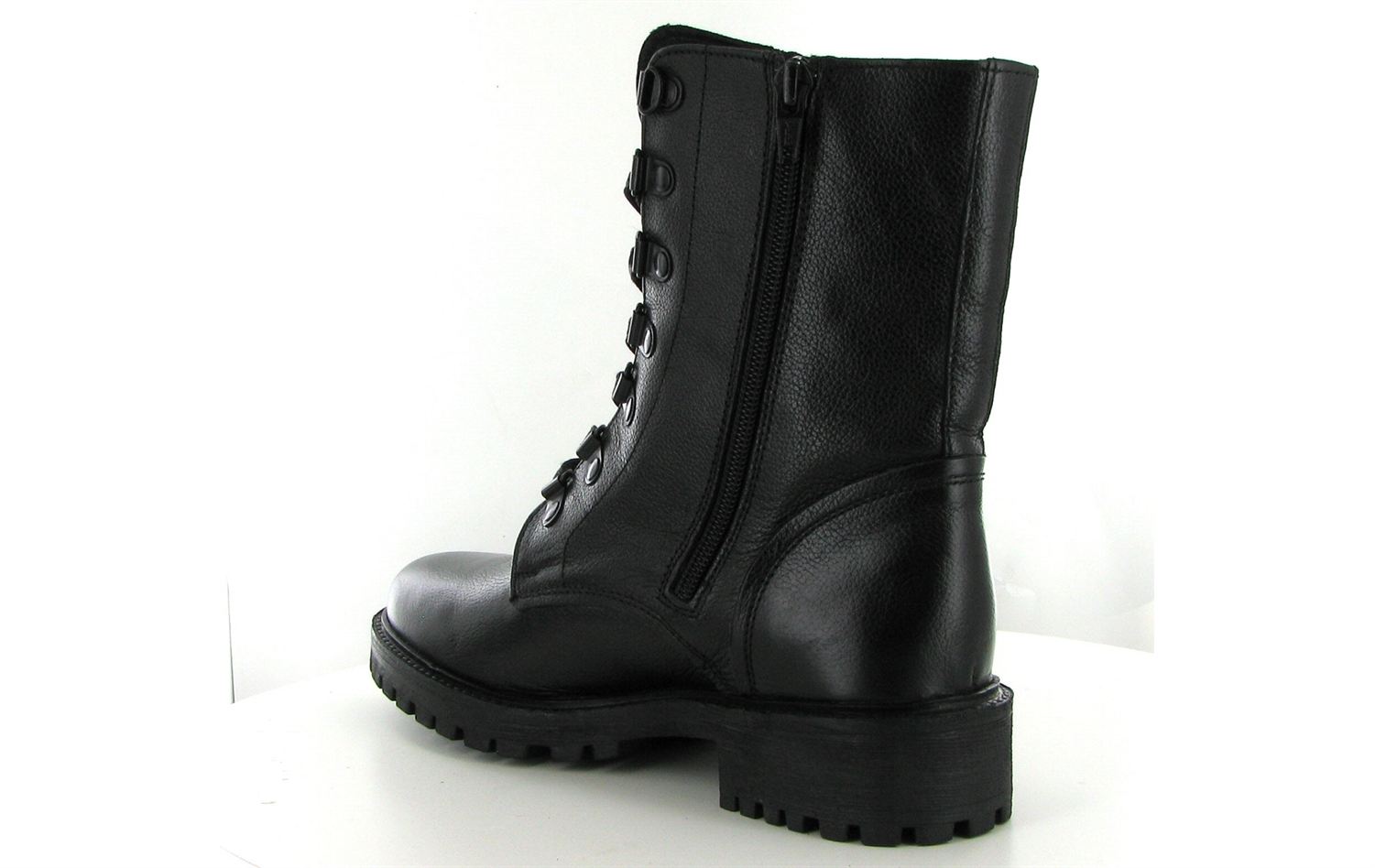 Stivaletti Alla Caviglia Geox D Hoara B Donna - In Pelle Con Suola Gomma - Foto 7