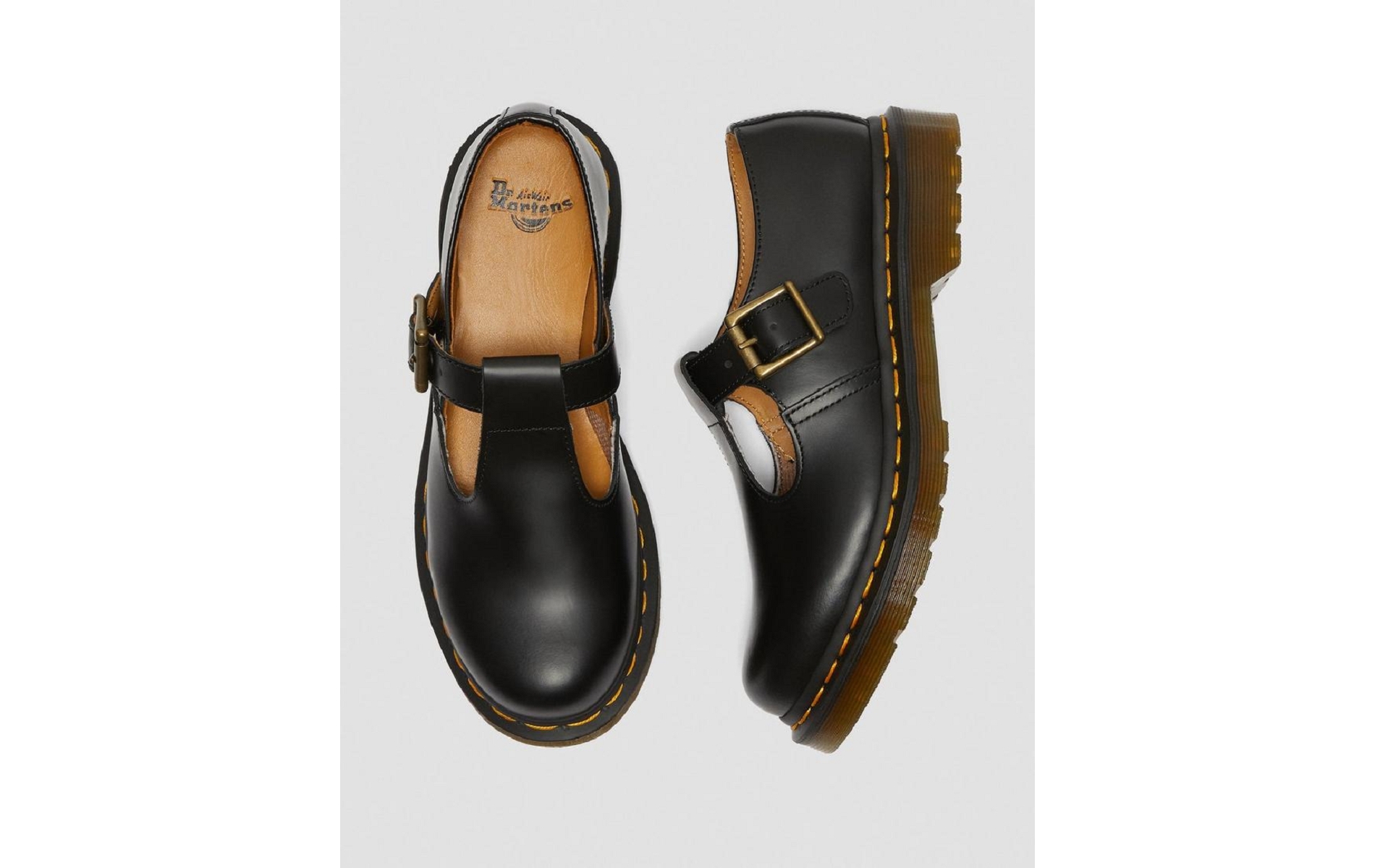 Doc martens polley smooth noir